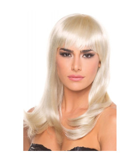 Парик с челкой Hollywood Wig, блондинка, 33 см - No Taboo