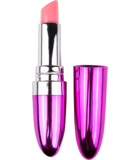 Міні-вібратор у вигляді помади, рожевий - No Taboo