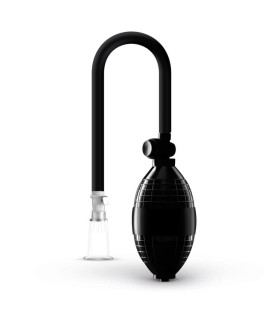 Помпа для клитора с насосом грушей, черная - No Taboo