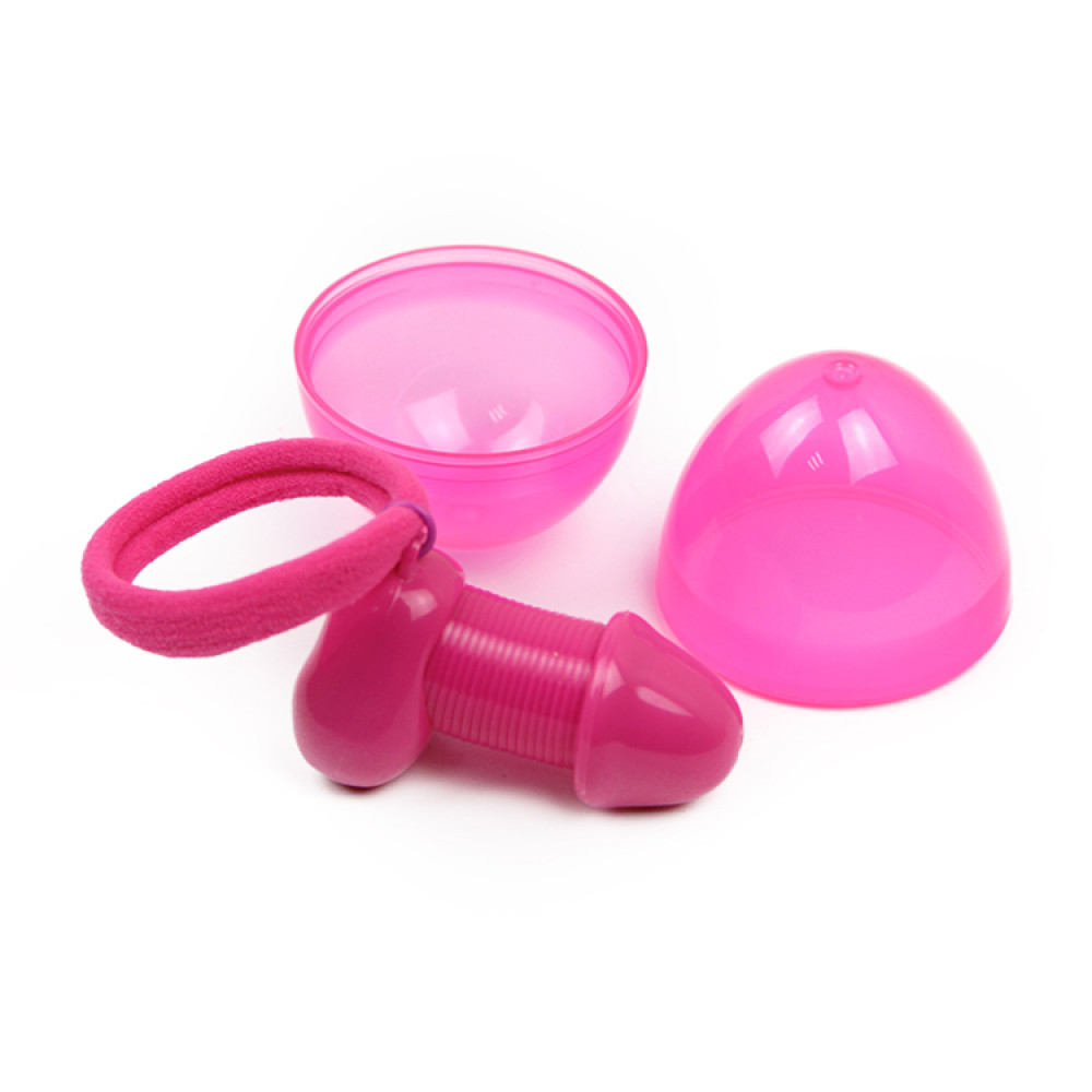 Резинка для волос с члеником, фиолетовая (40132), zoom