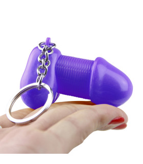 Брелок в виде члена, фиолетовый - No Taboo