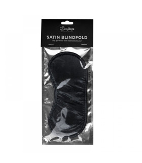 Маска для глаз Easytoys, сатиновая, черного цвета - No Taboo