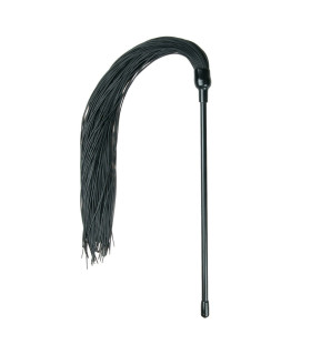 Плетка силиконовая, легкая, черного цвета - No Taboo