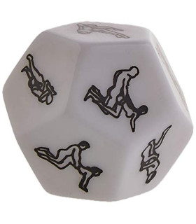Кубик для сексуальних ігор, білий - No Taboo
