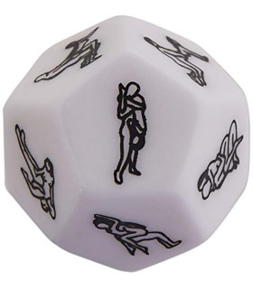 Кубик для сексуальних ігор, білий - No Taboo