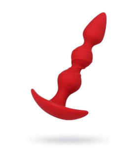 Анальная пробка с рельефом, силиконовая, 16 см - No Taboo