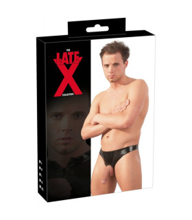 Чоловічі труси Latex Латексні, з отвором для пеніса S-L - No Taboo