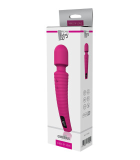 Вибромассажер с изогнутой ручкой, силиконовый, 19 х 4 см - No Taboo