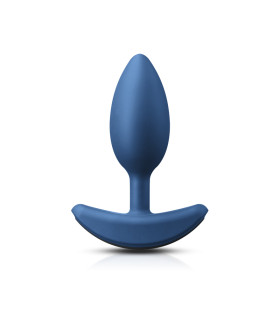 Анальна пробка з вібрацією, синя - No Taboo