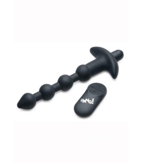 Анальна ялинка з вібрацією, з силікону, 18 х 2.5 см - No Taboo