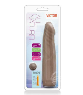 Фаллоимитатор из киберкожи, реалистичный, светло-коричневый, 17 см - No Taboo