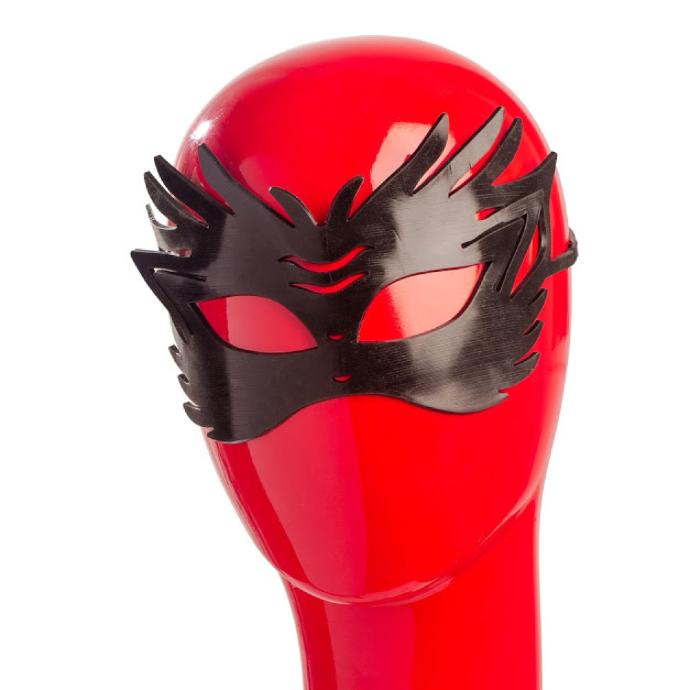 Маска карнавальная, на резинках, черная (31905), zoom