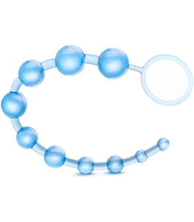 Анальний ланцюжок B Yours Basic Beads, блакитного кольору - No Taboo