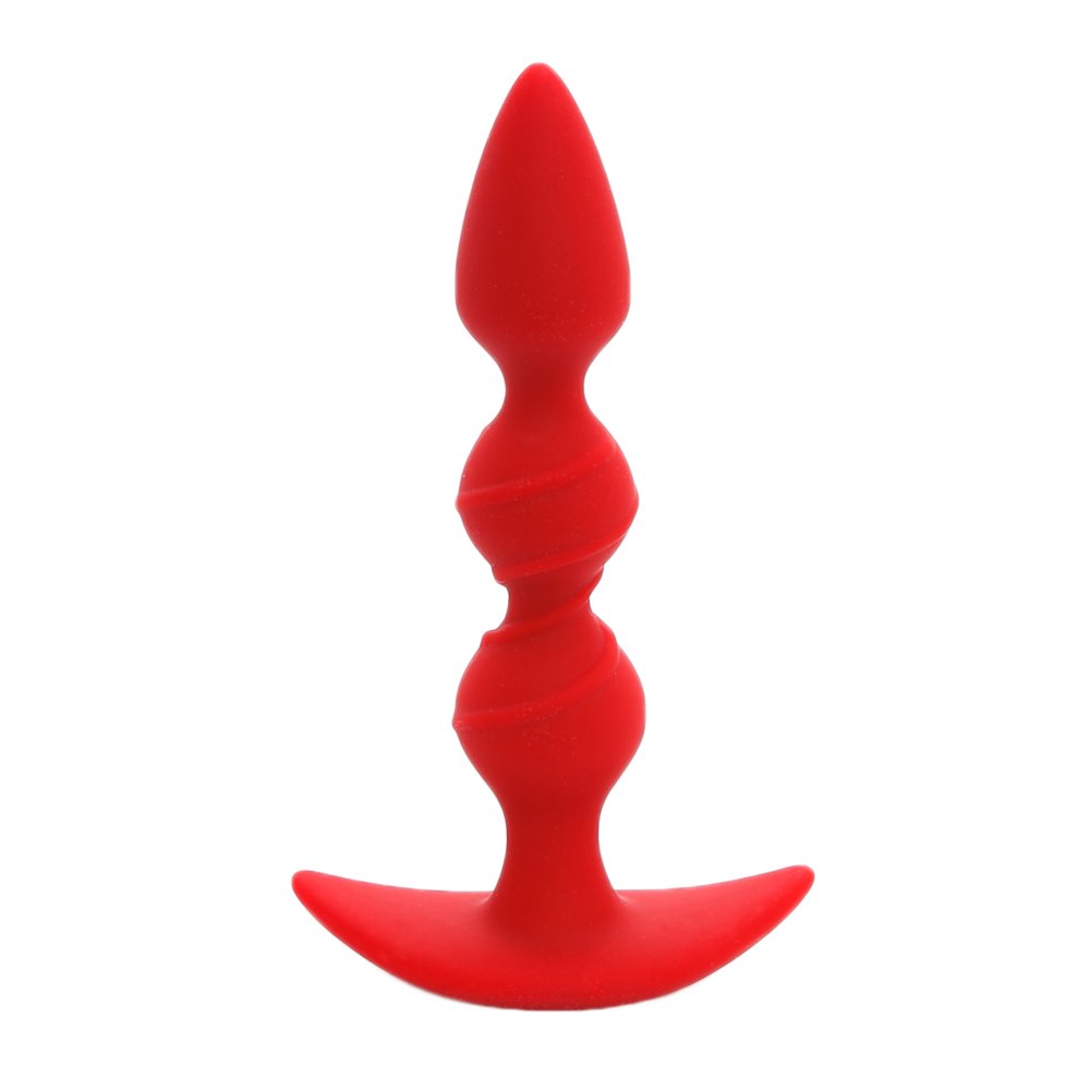 Анальна ялинка з гострим кінцем, 100% медичний силікон (26483), zoom