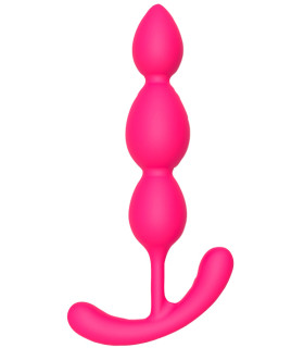 Анальная мини пробка-ёлочка DREAM TOYS Silky Smooth T-Teardrop - No Taboo