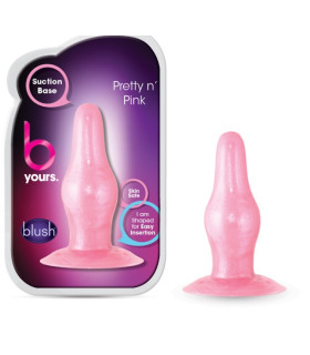 Анальная пробка B YOURS PRETTY N PINK PEARL PINK - No Taboo