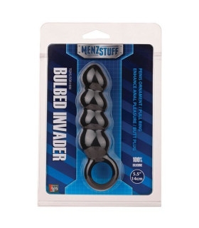 Анальная пробка с кольцом, черная - No Taboo