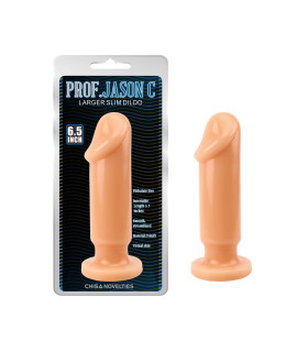 Анальная пробка Chisa Prof Jason, L, бежевая, 14 х 4 см - No Taboo