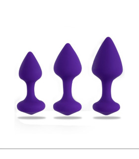 Анальная пробка средняя Purple - No Taboo