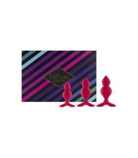 Анальная пробка большая розовая Feelztoys - BIBI TWIN BUTT PLUGBIBI TWIN BUTT PLUG - No Taboo