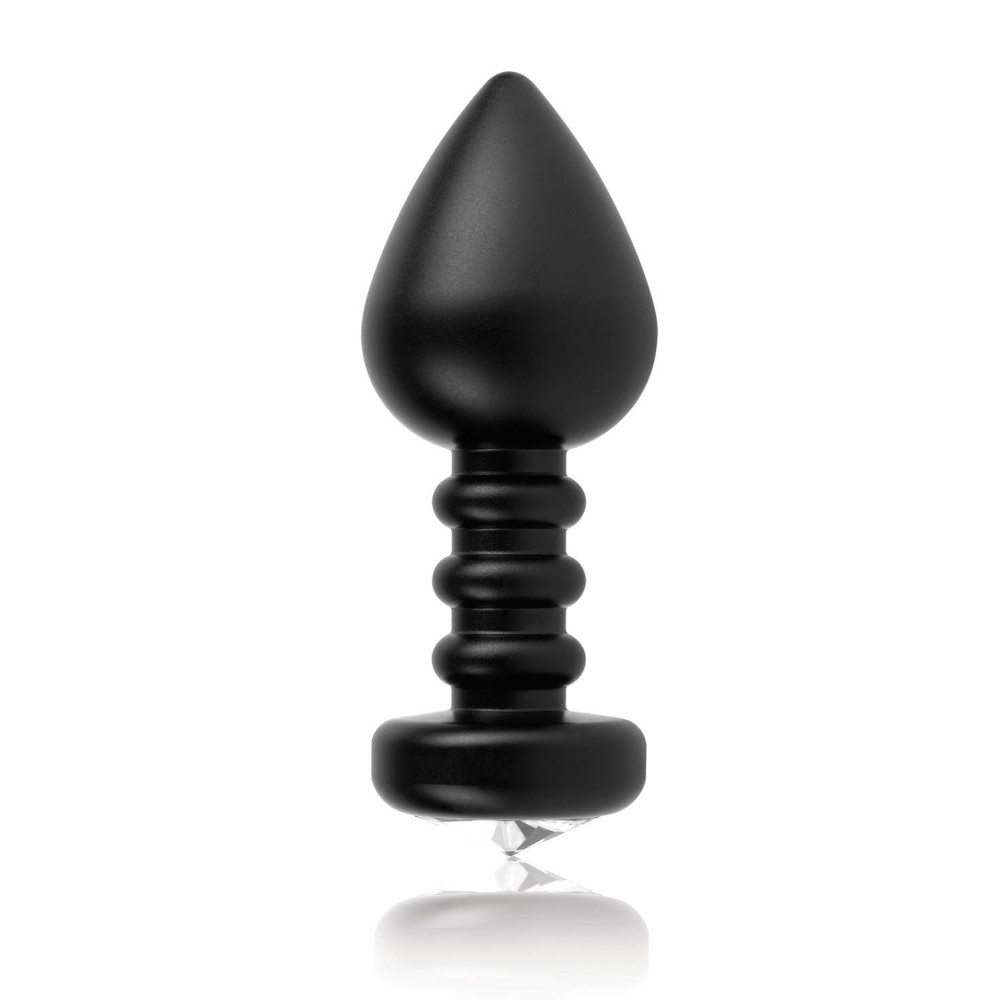 Анальна пробка чорна Fetish Lun Plug (31541), zoom