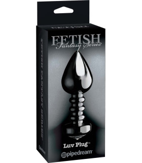 Анальна пробка чорна Fetish Lun Plug - No Taboo