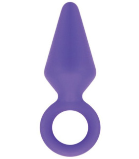 Анальная пробка фиолетовая MisSwit Candy - No Taboo