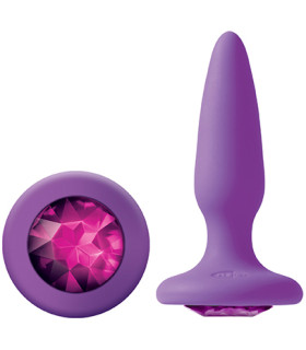 Анальная пробка Glams mini purple gem - No Taboo