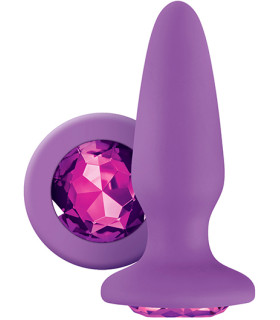 Анальная пробка glams purple gem - No Taboo
