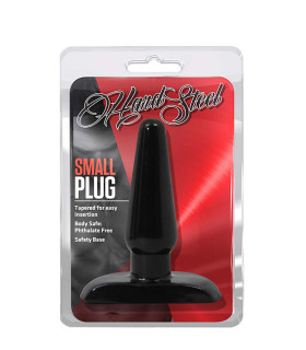 Анальна пробка невелика HARD STEEL, розмір S, 9 х 3 см - No Taboo