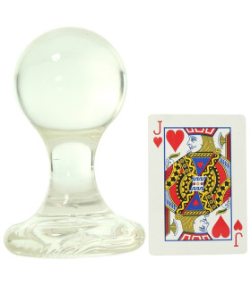 Анальная пробка Лана прозрачная - No Taboo