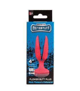 Анальная пробка лотос MENZSTUFF FLOWER BUTT PLUG RED - No Taboo