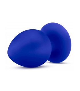 Анальна пробка LUXE RUMP RIMMER SMALL BLUE - No Taboo