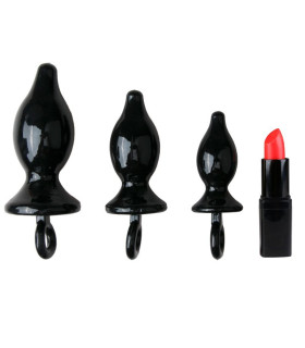 Анальная пробка маленькая черная Anal Training Set S - No Taboo