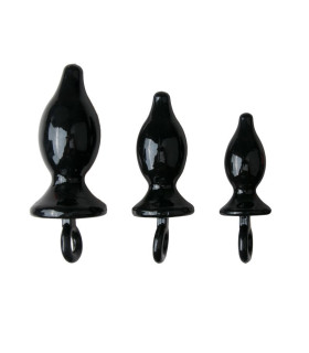 Анальная пробка средняя черная Anal Training Set M - No Taboo