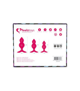 Анальная пробка маленькая розовая Feelztoys - BIBI TWIN BUTT PLUGBIBI TWIN BUTT PLUG - No Taboo