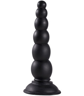 Анальна ялинка Dream Toys MenzStuff на присосці, чорна, 16.5 х 4.7 см - No Taboo