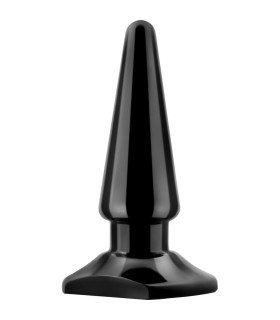 Анальная пробка Blush конической формы, черная - No Taboo