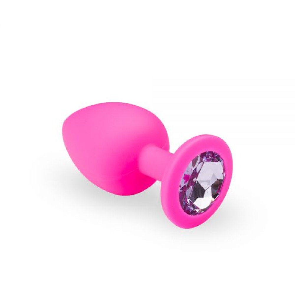 Анальна пробка Pink Silicone Tourmalin L (31568), zoom