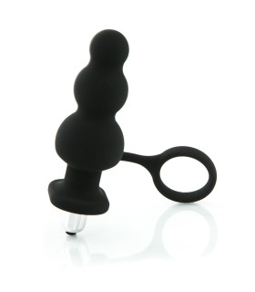 Анальна пробка піраміда з кільцем, 100% медичний силікон - No Taboo