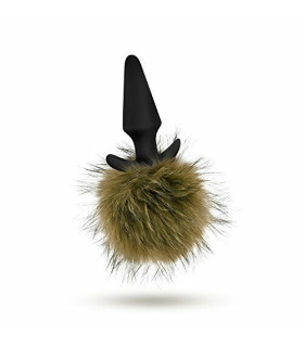 Анальна пробка POM PLUGS з хутряним помпоном - No Taboo