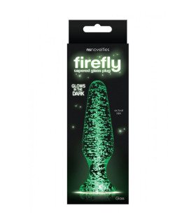 Анальна пробка прозора скло - No Taboo