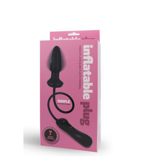 Анальна пробка розширювач з вібрацією Inflatable Plug - No Taboo