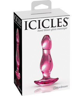 Анальна пробка рожева скло Icicles - No Taboo