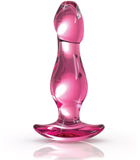 Анальна пробка рожева скло Icicles - No Taboo