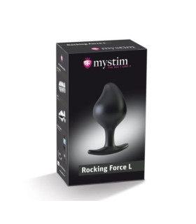 Анальна пробка з електростимуляцією Mystim Buttplug Rocking Force L - No Taboo