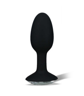 Анальна пробка, L, з каменем, 10.7 см х 3.5 см - No Taboo