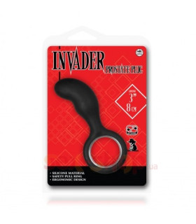 Анальна пробка з кільцем INVADER II Prostate Plug - No Taboo