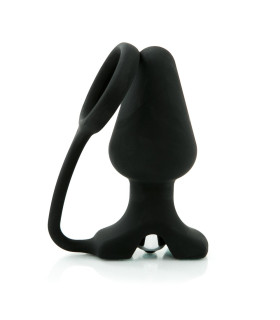 Анальная пробка с кольцом, 100% медицинский силикон - No Taboo