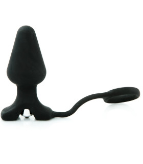 Анальная пробка с кольцом, 100% медицинский силикон - No Taboo